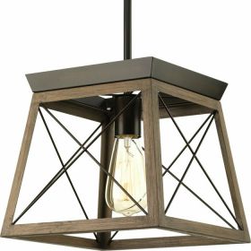 Antique Bronze Dimmable Light Lantern Geometric Chandelier