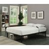 Full size Sturdy Black Metal Adjustable Bed Base with Remote