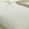 King size Scandinavian Chevron Ivory Reversible Cotton Quilt Set