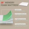 King size 10-inch Thick Medium Firm Cool Gel Memory Foam Mattress