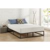 King size Modern 10-inch Low Profile Metal Platform Bed Frame with Wood Slats