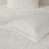 Twin/Twin XL size Reversible Soft Sherpa Faux Fur 2-Piece Comforter Set in Ivory