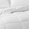 Full Size Microfiber 6-Piece Reversible Bed In A Bag Comforter Set in White