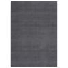 Washable Rug Fluffy Short Pile 63"x90.6" Anti Slip Anthracite