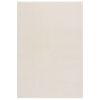 Washable Rug Soft Fluffy Short Pile 63"x90.6" Anti Slip Cream