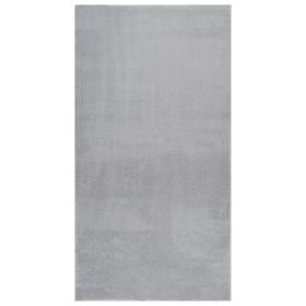 Shaggy Rug Gray 4'x6' Polyester