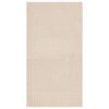 Shaggy Rug Beige 4'x6' Polyester