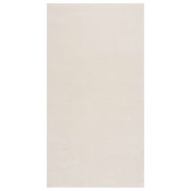 Shaggy Rug Cream White 4'x6' Polyester