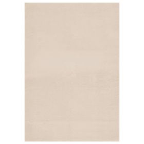 Shaggy Rug Beige 8'x10' Polyester