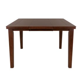 Contemporary Style Dark Oak Finish 1pc Counter Height Table with Self-Storing Butterfly Leaf Dining Room Furniture