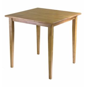 Groveland Square Dining Table; Shaker Leg; Light Oak Finish