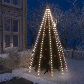 Christmas Tree Net Lights with 250 LEDs Cold White 98.4"