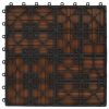 11 pcs Decking Tiles WPC 11.8"x11.8" 1 sqm Brown