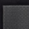 Washable Rug Soft Fluffy Short Pile 63"x90.6" Anti Slip Black