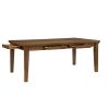 Cherry Finish Traditional Style Dining Table with 6x Drawers Wooden Dining Room Furniture