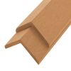 5 pcs Decking Angle Trims WPC 66.9" Teak Color