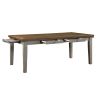 Traditional Style Dining Table with 6x Drawers Gray and Cherry Finish Wooden Dining Room Furniture