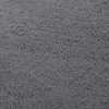 Washable Rug Soft Shaggy Anthracite 63"x90.6" Anti Slip