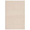 Washable Rug Soft Shaggy Beige 63"x90.6" Anti Slip