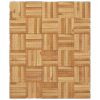 Decking Tiles 30 pcs 11.8"x11.8" Solid Wood Teak Vertical Pattern