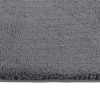 Washable Rug Soft Shaggy Anthracite 63"x90.6" Anti Slip