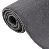 Washable Rug Fluffy Short Pile 63"x90.6" Anti Slip Anthracite