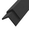 5 pcs Decking Angle Trims WPC 66.9" Black