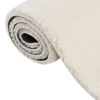 Washable Rug Soft Fluffy Short Pile 63"x90.6" Anti Slip Cream