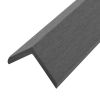 5 pcs Decking Angle Trims WPC 66.9" Gray