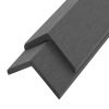 5 pcs Decking Angle Trims WPC 66.9" Gray