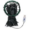 Christmas Tree Net Lights with 300 LEDs Cold White 118.1"