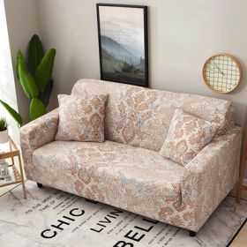 Printed Sofa Cushion Sofa Cover Sofa Cover (Option: Y-4 seater)