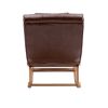 COOLMORE living room Comfortable rocking chair with Footrest/Headrest living room chair Beige